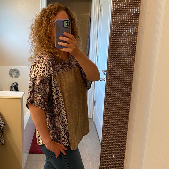 ❤️pretty mixed print loose fit top - Picture 8 of 10